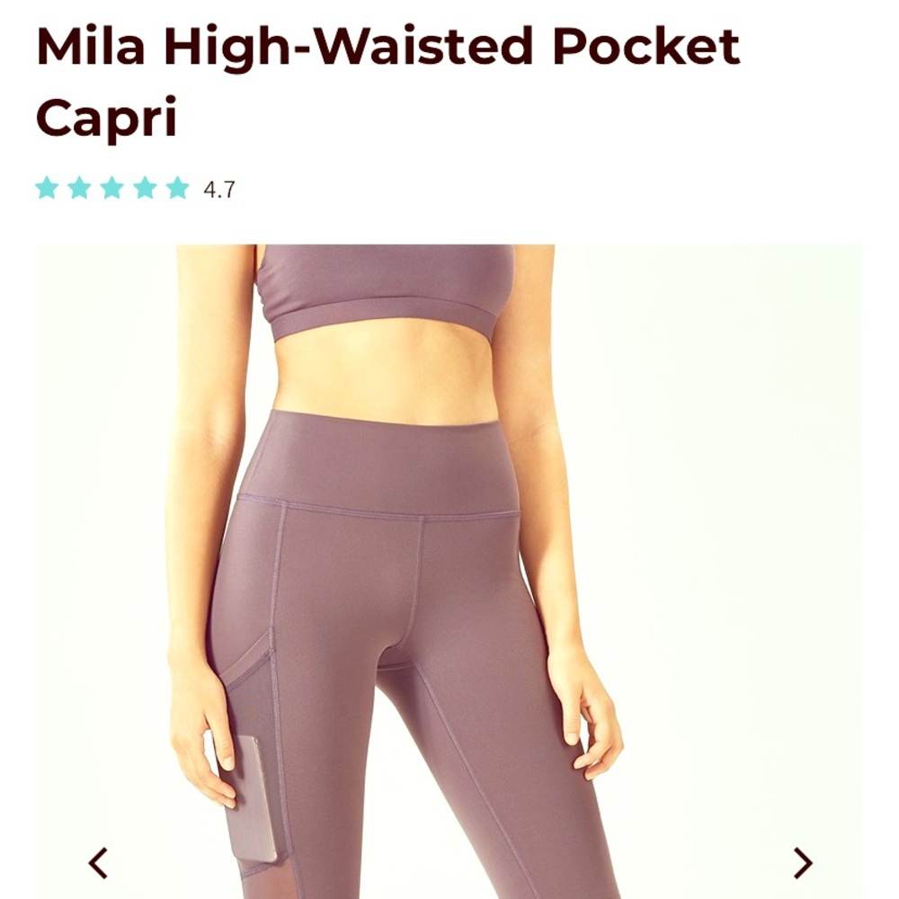 Fabletics Mila Pocket Capri Legging